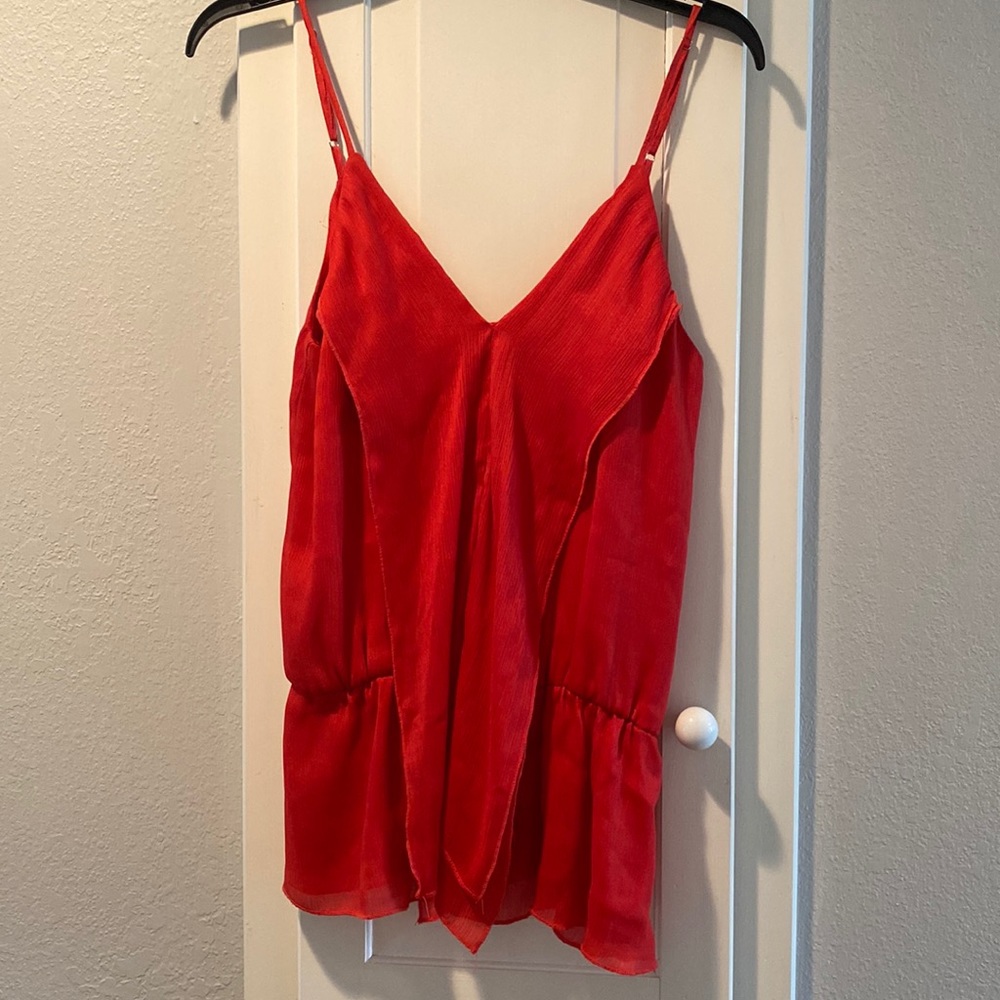 Red tank top